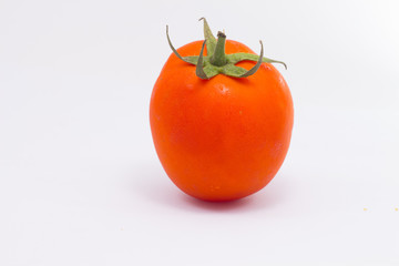 tomato over white background