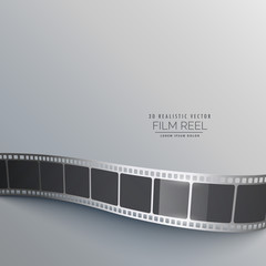 Naklejka premium gray background with film strip