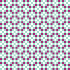 Seamless Vintage geometric diagonal block pattern