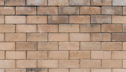 red brick wall texture grunge background with vignetted corners, may use to interior design