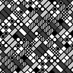 Colorful bold bright seamless pattern