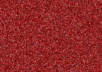 Red glitter texture background