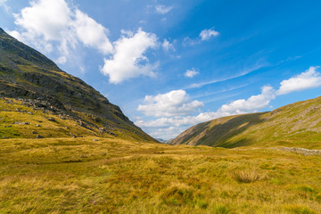Mountain view from Kirkstone Pass, Cumbria, England