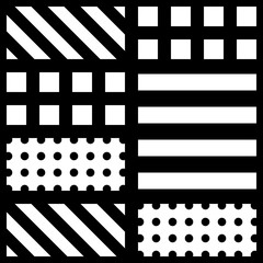 Colorful bold bright seamless pattern