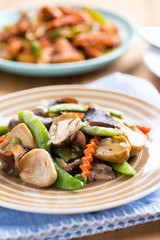 stir fried vegetable,thaifood