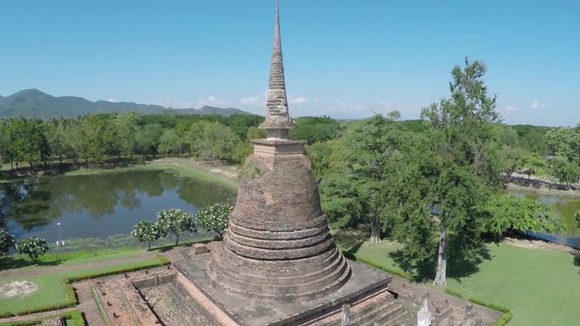 Pagode in Sukothai (Thailand)
