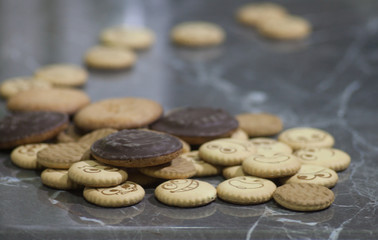 Biscuits with tea