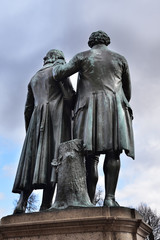 Goethe-Schiller-Denkmal in Weimar 