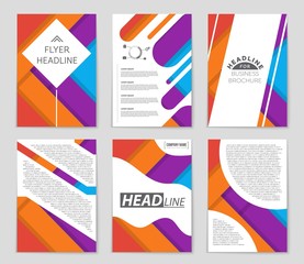 Abstract vector layout background set. For art template design, list, front page, mockup brochure theme style, banner, idea, cover, booklet, print, flyer, book, blank, card, ad, sign, sheet,, a4