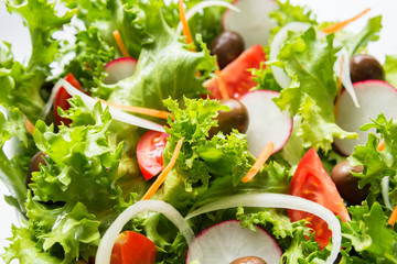 Fresh vegetable salad