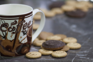 Biscuits with tea