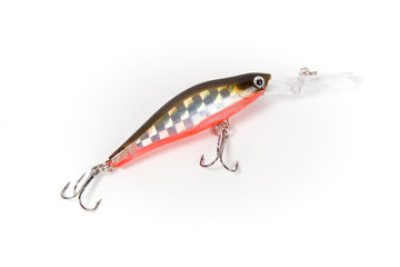 Fishing lure. Bait wobbler spinning