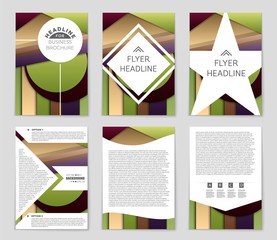 Abstract vector layout background set. For art template design, list, front page, mockup brochure theme style, banner, idea, cover, booklet, print, flyer, book, blank, card, ad, sign, sheet,, a4