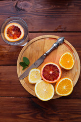 Sliced citrus slices