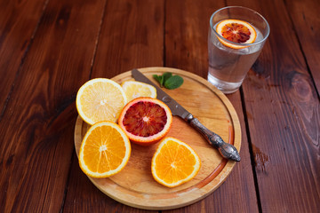 Sliced citrus slices