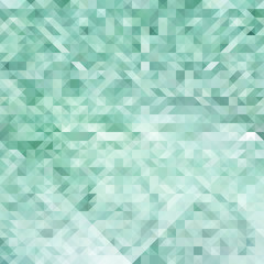 Green Polygonal Mosaic Background