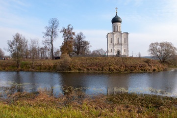 Church of the Intercession on the Nerl. Russia, the village Bogolyubovo.