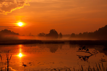 Sunrise on the lake 2