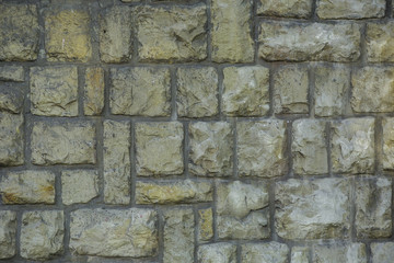 Vintage cobblestone wall texture