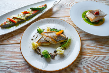 Fish food recipes Turbot Seabass and Hake