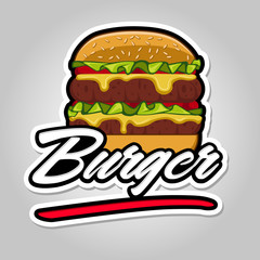 Vector logo for Hamburger