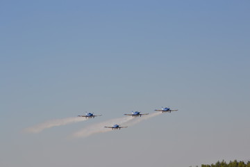 aircrafts flying