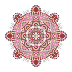 Flower Mandalas. Vintage decorative elements. Oriental pattern, vector illustration. Islam, Arabic, Indian, turkish, pakistan, chinese, ottoman motifs