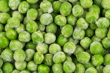 Green frozen peas