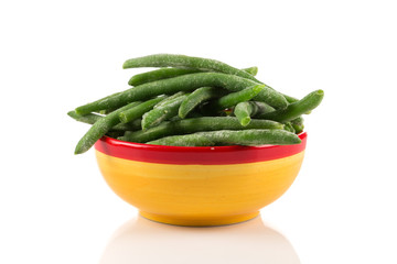 Frozen cut green beans vegetable
