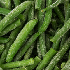 Frozen cut green beans vegetable