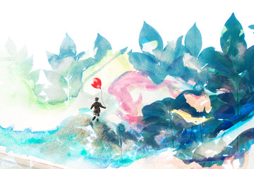 Paintography, photograph combined with painting