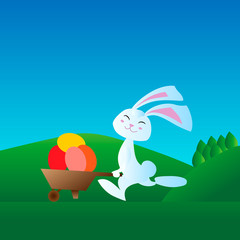 little rabbit is involved in running races