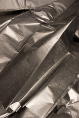 This is a closeup photograph of Black Tissue paper