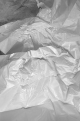 This is a closeup photograph of White Tissue paper