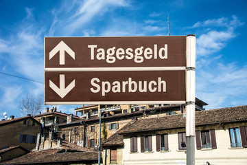 Schild 230 - Tagesgeld