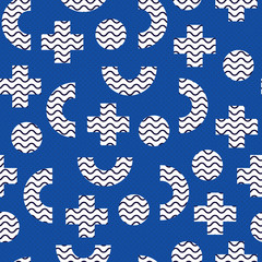 Seamless pattern in 90 80 style
