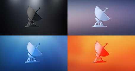 Sattelite S 3d Icon