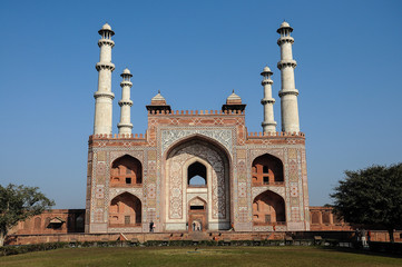 Indien - Agra - Sikandra - Akbars Grab
