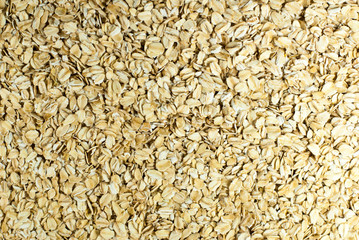 Oat flakes texture