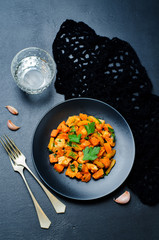Sweet potato chicken skillet