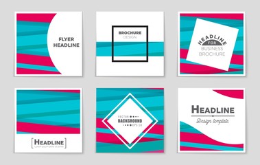 Abstract vector layout background set. For art template design, list, front page, mockup brochure theme style, banner, idea, cover, booklet, print, flyer, book, blank, card, ad, sign, sheet,, a4