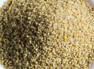Raw couscous texture