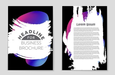 Abstract vector layout background set. For art template design, list, front page, mockup brochure theme style, banner, idea, cover, booklet, print, flyer, book, blank, card, ad, sign, sheet,, a4