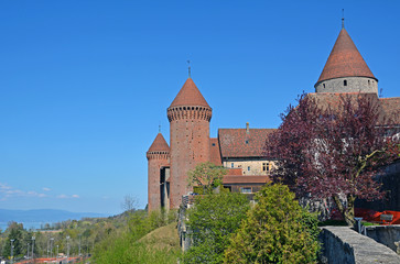 Fototapeta na wymiar Estavayer-le-Lac, Château de Chenaux