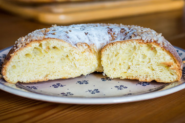 Brioche on a plate