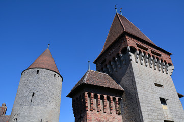 Fototapeta na wymiar Estavayer-le-Lac, Château de Chenaux