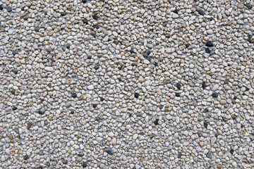 Pebble wall