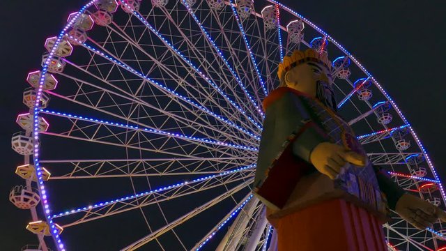 Blumenrad, Giant Wheel in the Prater, Vienna, Austria