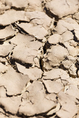 Background texture of various natural building materials like clay and wood