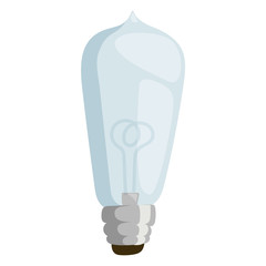 Cartoon lamp vector illustration lamp light isolated design drawing bulb object electricity equipment electric bright decoration icon power shape